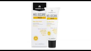 Heliocare 360 Gel Oil Free SPF50 The Ultimate Sunscreen for Oily and AcneProne Skin [upl. by Drusie]