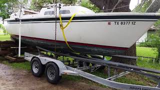 DIY Sailboat Swing Keel Removal and Repair parker dawson midship 26 [upl. by Kyla396]