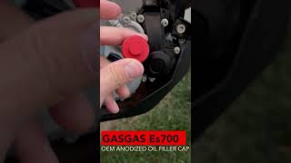 GASGAS ES 700 ANODIZED OIL FILLER CAP  MUST HAVE [upl. by Caves]