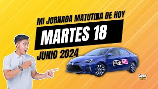 quotMi Jornada de Trabajo en Uber y Lyft Martes 18 de Junio 2024quot [upl. by Becket]