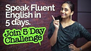 How to speak Fluent English in 5 days  Learn 1 Easy Trick for speaking fluently with Meera [upl. by Novahc]