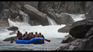 White water rafting Whataroa river adventure fishing New Zealand [upl. by Nyvek565]