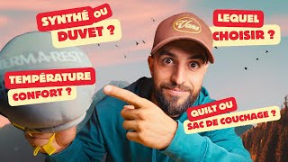 QUEL SAC DE COUCHAGE CHOISIR POUR BIVOUAQUER  Explications simples  Matériel adapté [upl. by Adroj]