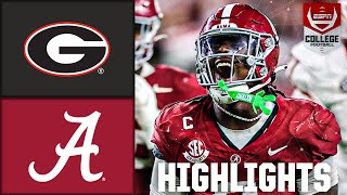 Georgia Bulldogs vs Alabama Crimson Tide  Full Game Highlights  ESPN College Football [upl. by Janaya]