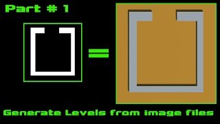 Generate level from image file  Pt 1 Reading the Image  Unity Tutorial [upl. by Ttelrahc553]