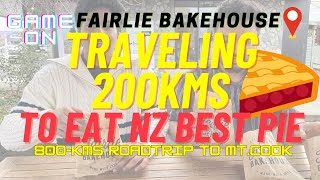 Travelling 200kms to Eat New Zealands Best pie  Fairlie Bakehouse  Mt Cook Roadtrip Part 1 [upl. by Eerazed]