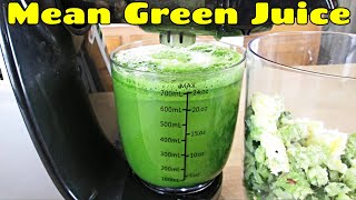 Mean Green Juice Recipe  Detox and Weight Loss  PoorMansGourmet [upl. by Homans]