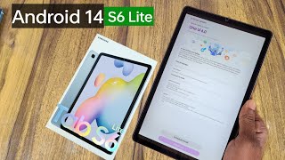 Samsung S6 lite gets One ui 6Android 14 update Heres update review Changelogs bugsetc [upl. by Lraed]