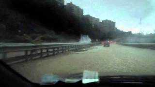 Genova alluvione 4102010 autostrada A7 [upl. by Felita]