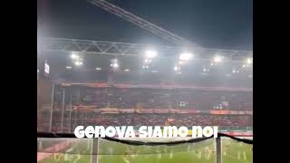 GENOA INTER GRADINATA NORD GENOVA SIAMO NOI [upl. by Aisanat339]