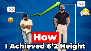 This is HOW I Achieved 6’2 Height Hindi [upl. by Eward]