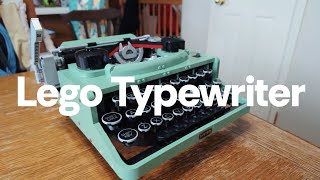 Lego Ideas Typewriter Set 21327 ⌨️ [upl. by Shirlie106]