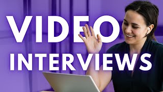 How To Prepare For Video Interviews [upl. by Ellimaj]