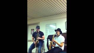 Careless Whisper Saxophone Duet [upl. by Mitchel593]