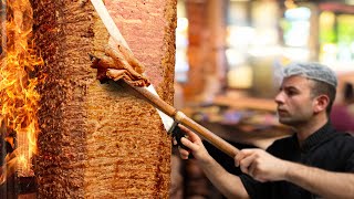 Amazing Turkish Beef Doner Kebab  Turkish Street Foods [upl. by Annairb]