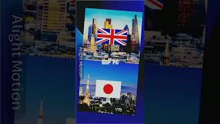 Japan vs united kingdom shortvideoeditvideoalightmotioncapcut [upl. by Obadias556]