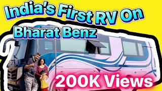 BharatBenz Indias first RV on Bharat Benz पूरा घर साथ लिया Motorhome Adventure Falhar Nomads [upl. by Gefell]