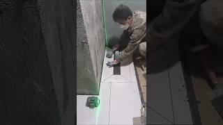 Bathroom floor drain tiling process [upl. by Asiat888]