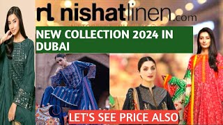 Nishat linen Dubai  Nishat Linen New Collection  Nishatlinen UAE [upl. by Naehs457]