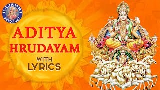 Aditya Hrudayam Stotram Full With Lyrics  आदित्य हृदयम  Powerful Mantra From Ramayana  Mantra [upl. by Child]