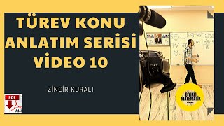 Türev Konu Anlatım Serisi Video 10 Zincir Kuralı ileTürevi [upl. by Dekeles]