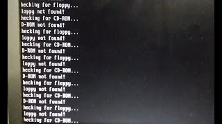 Error Checking for CD ROM  Floopy not found [upl. by Inahteb]