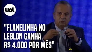 Ministro diz que flanelinha no Leblon ganha R 4000 por mês [upl. by Skrap]