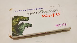 Cefixime with Ofloxacin tablet Use hindi Wecef  O tablet Uss dose side effects review [upl. by Titania]