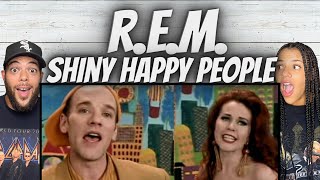 WHOA FIRST TIME HEARING REM  Shiny Happy People REACTION [upl. by Marylee378]