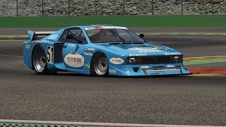 Assetto Corsa  DRM Lancia Beta Montecarlo Div 2 at SpaFrancorchamps [upl. by Eigger]