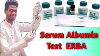 Albumin test in hindiserum albumin test procedureserum albumin test Hindi laboratory [upl. by Annaer]