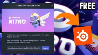 TUTO Obtenir Discord Nitro GRATUITEMENT 2024  SteelSeries GG [upl. by Ernestus]