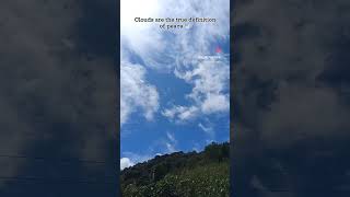 Clouds describe peace 🕊️🤍 peace reelkarofeelkaro dailyvlog villagelife follower shorts [upl. by Beattie]