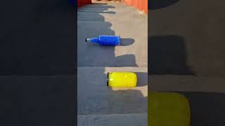 Yellow Or Blue glass Bottles Crushing Crunchy amp Soft things shorts asmrsounds satisfying [upl. by Zolner490]