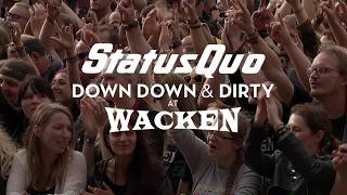 Status Quo quotRoll Over Lay Downquot Live at Wacken 2017  from quotDown Down amp Dirty At Wackenquot [upl. by Kelila]