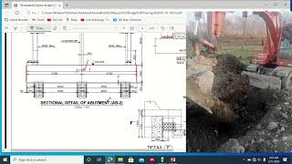 HOW TO READ DRAWING OF BRIDGE PILE PILE CAPE ABUTMENT PIRE SHAFT amp TRANSOM  PART NO 01 [upl. by Randee]