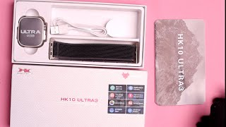 HK10 Ultra 3 Smart Watch Unboxing [upl. by Deden]