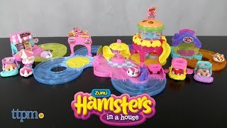 Hamsters in a House Food Frenzy Playsets Hams Burger Diner amp Characters from Zuru [upl. by Rocker]