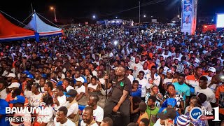 Sunyani goes crazy as BawumiaBaffour Awuah gets unbelievable crowd during campaign [upl. by Ozner]