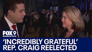 Rep Craig ‘Incredibly grateful’ for MN after reelection call [upl. by Danit3]