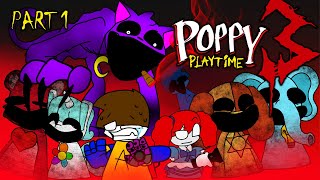 POPPY PLAYTIME CHAPTER 3PART 1 FUNNY ANIMATION [upl. by Thomey]