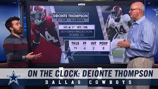 On The Clock Deionte Thompson  Dallas Cowboys 20182019 [upl. by Sivrahc734]