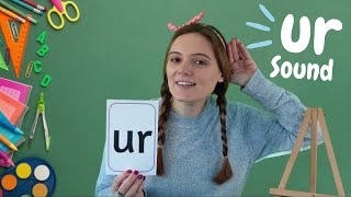 ur Sound Phonics  Learn to Read with ur Words  British Teachers Phonics Lesson [upl. by Lynnworth]