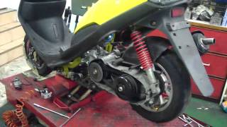 台灣大鋮車業 KOSO 雙凸輪軸DOHC YAMAHA RS100 達成 [upl. by Yleak54]