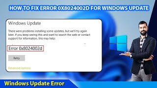 How to Fix Error 0x8024002d for Windows Update  Windows 11 Update Error 0x8024002d  Andwin Tech [upl. by Lamhaj890]