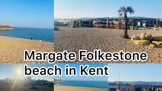 Margate Folkestone beach in Kent [upl. by Narik]