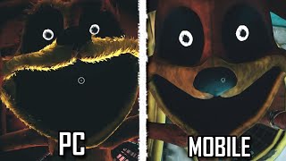 Poppy Playtime Chapter 3  PC vs Mobile Jumpscares [upl. by Bluefield]