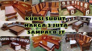 HARGA KURSI SUDUT kayu jati [upl. by Ameer]