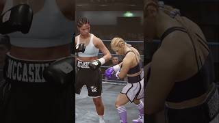 UNDISPUTED  Down Goes Ebanie 🥊🥊 shorts gaming undisputedboxinggame [upl. by Ultan]