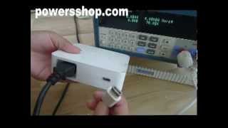 23 A1097 Apple Cinema HD Display 90W Power Adapter Tested Video Sample [upl. by Aika]